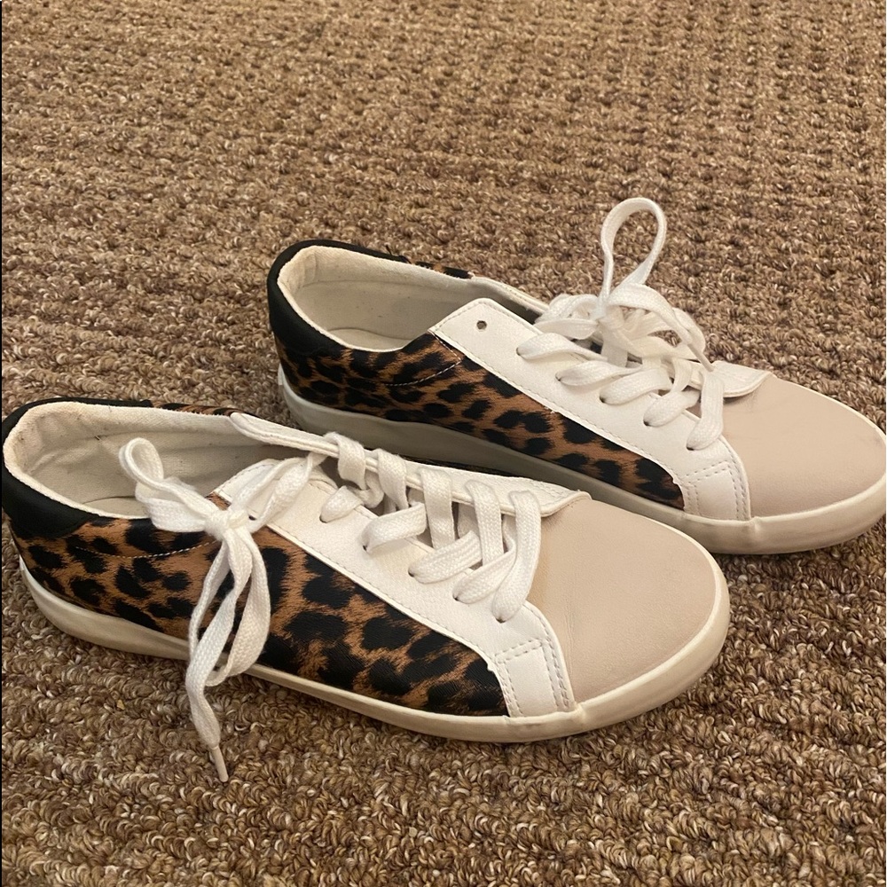 Rubi Leopard Print Sneakers